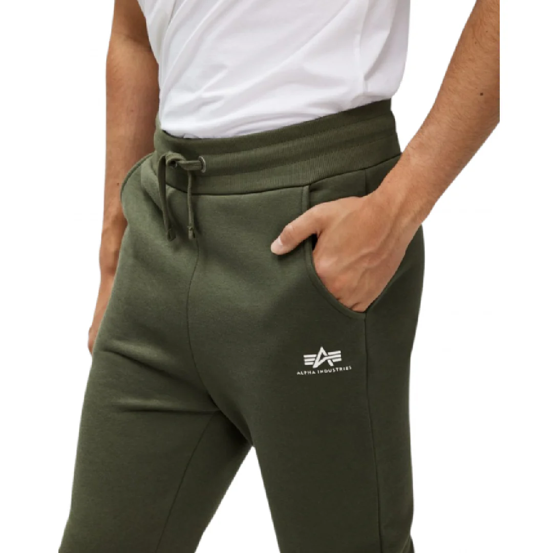 Alpha Industries - Collegehousut Small Logo - oliivi - Image 3