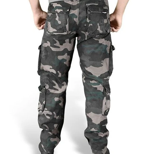 REISITASKUHOUSUT - AIRBORNE SLIMMY blackcamo - Image 3