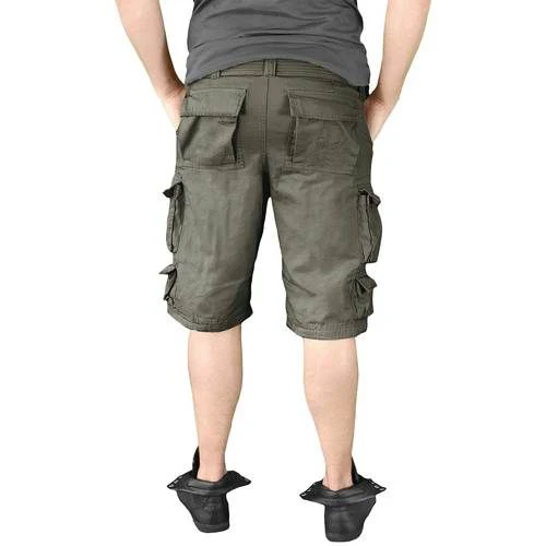 SHORTSIT - DIVISION SHORTS OLIVE WASHED - SURPLUS - Image 3