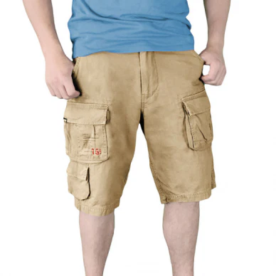 SHORTSIT - TROOPER SHORTS BEIGE WASHED - SURPLUS - Image 3