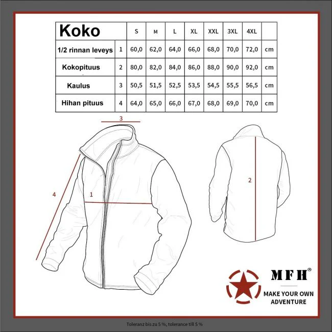 US FIELD JACKET M-65 - MAIHARITAKKI (oliivi) M.F.H - Image 4