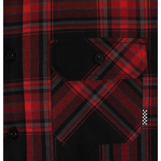 VUORELLINEN FLANELIPAITA - FLANNEL CHECKED OVERSHIRT RED - Image 6