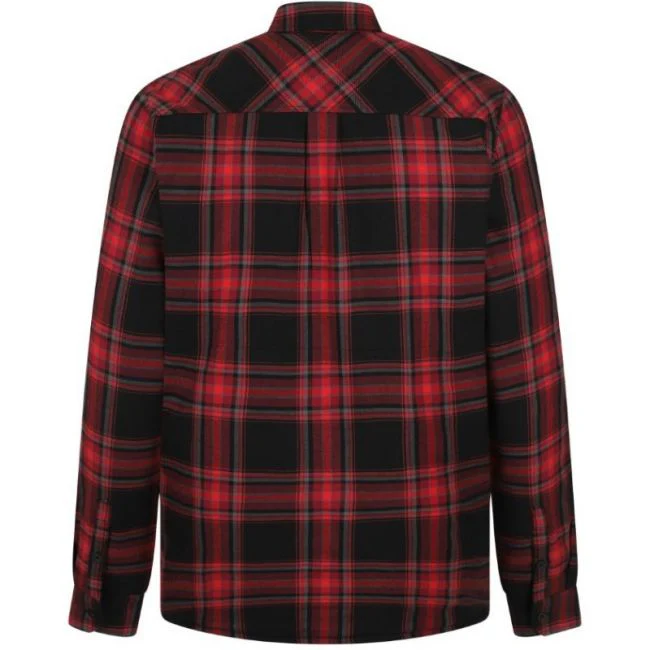 VUORELLINEN FLANELIPAITA - FLANNEL CHECKED OVERSHIRT RED - Image 7