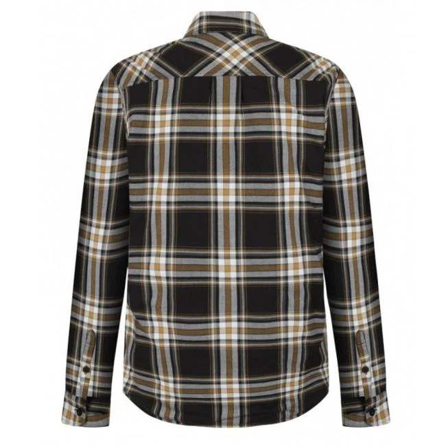 VUORELLINEN FLANELIPAITA - FLANNEL CHECKED OVERSHIRT MUSTARD - Image 6